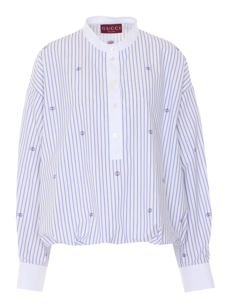 بلوزة غوتشي زرقاء