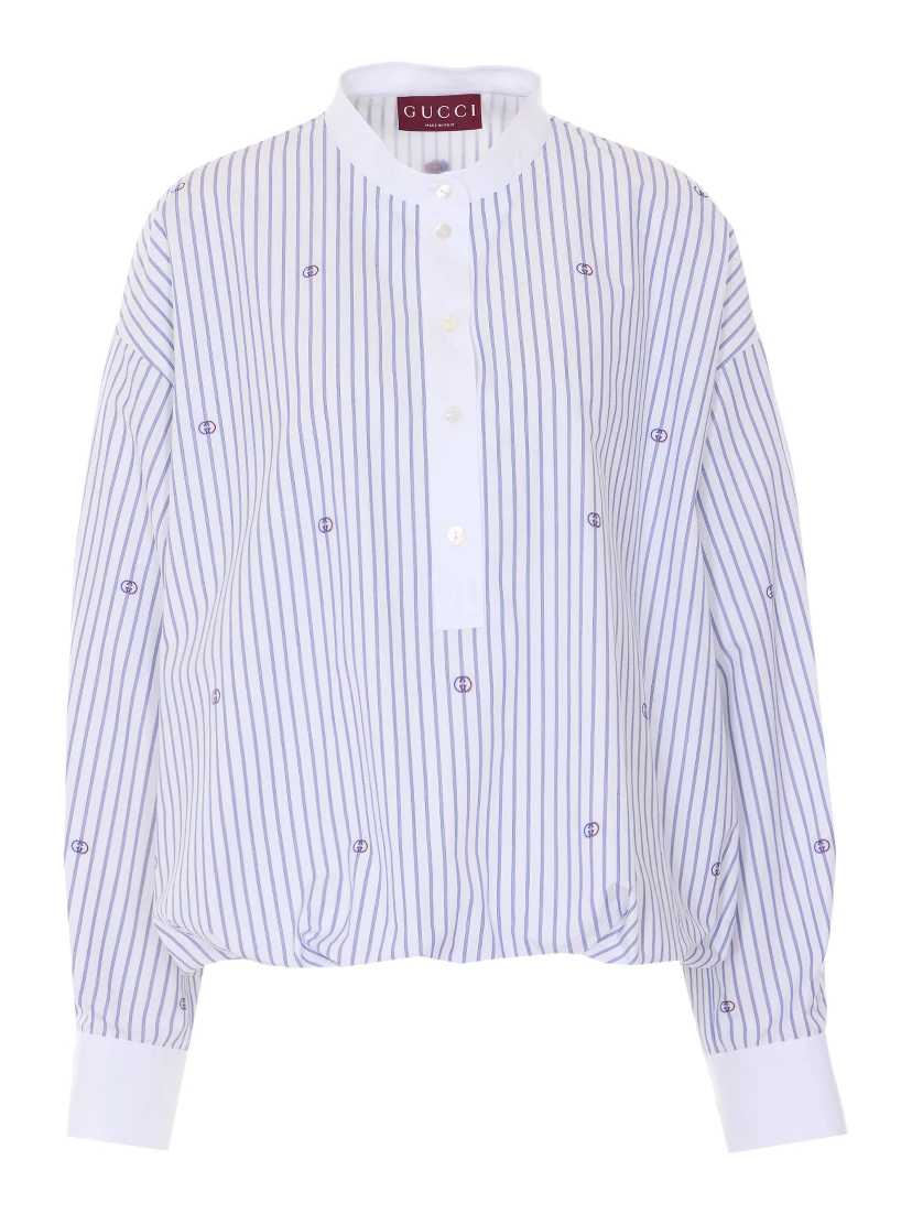 بلوزة غوتشي زرقاء