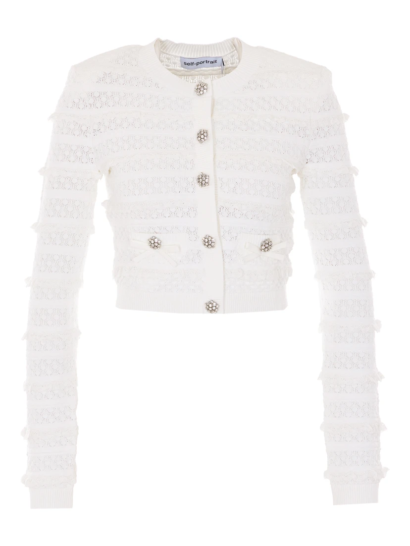 SELF PORTRAIT Sweaters White