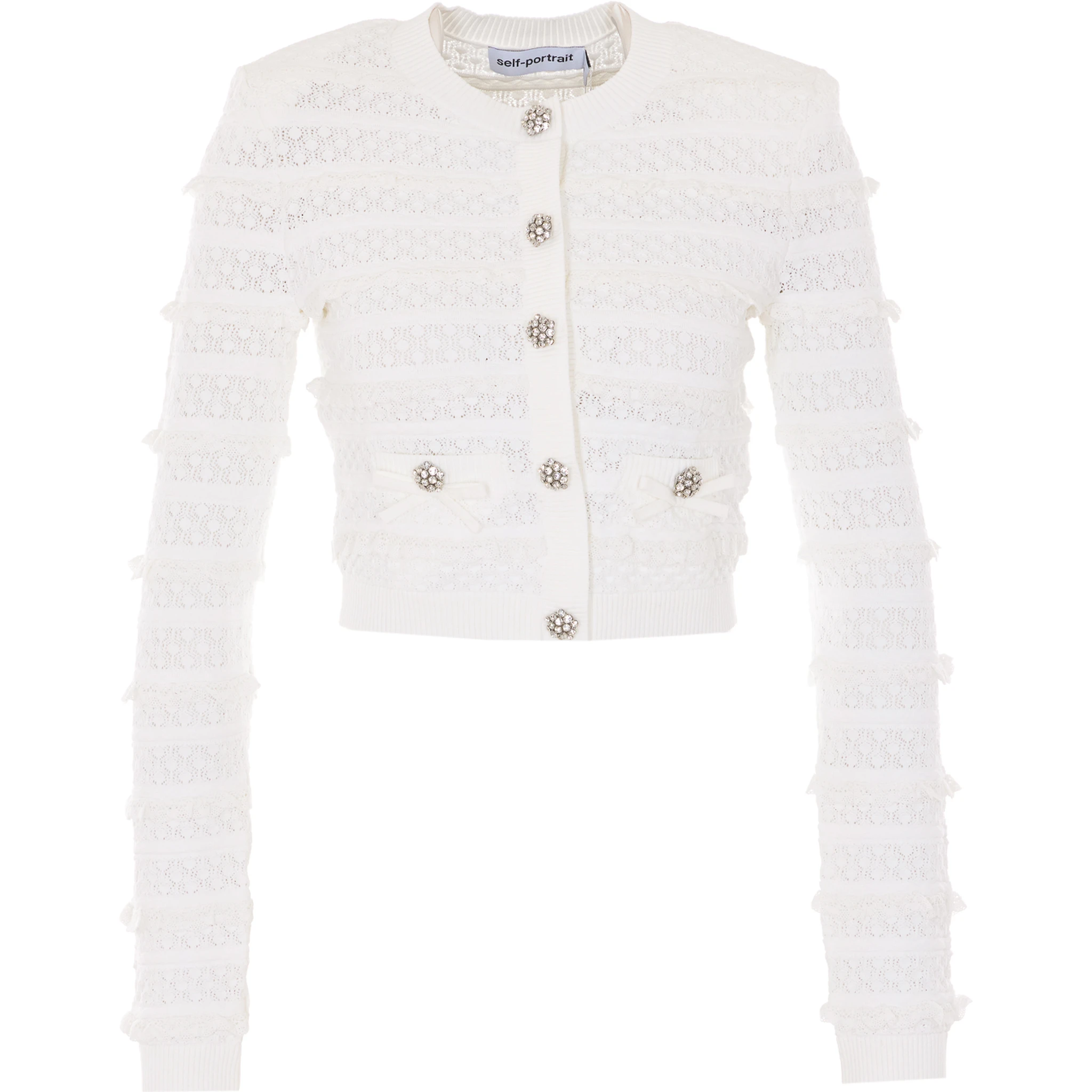 SELF PORTRAIT Sweaters White