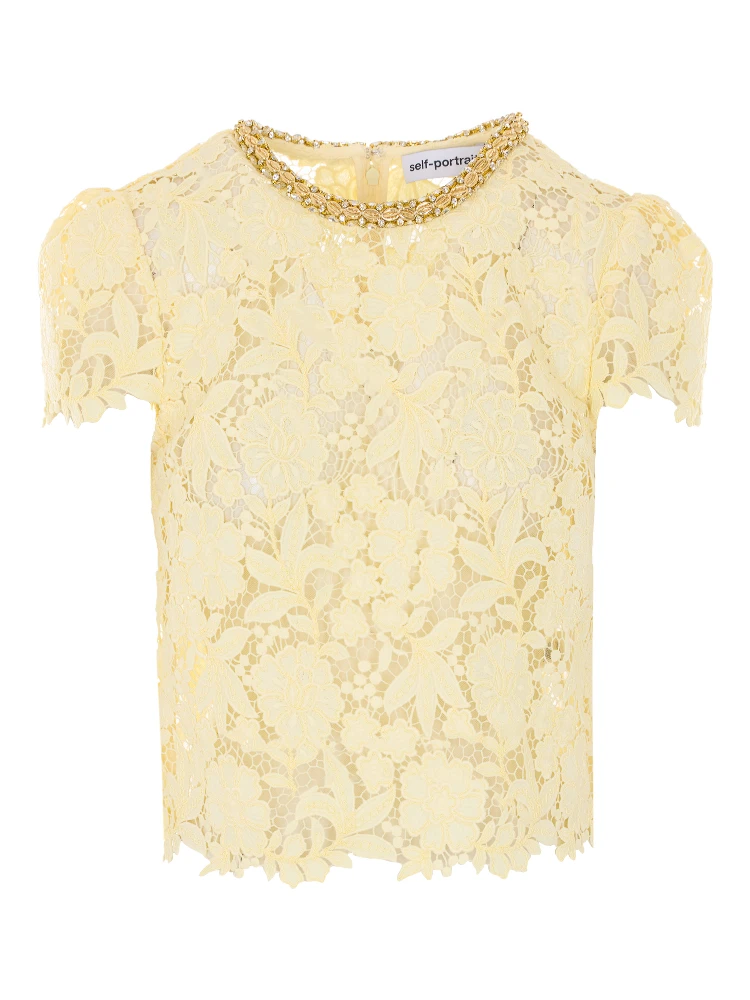 SELF PORTRAIT Top Yellow