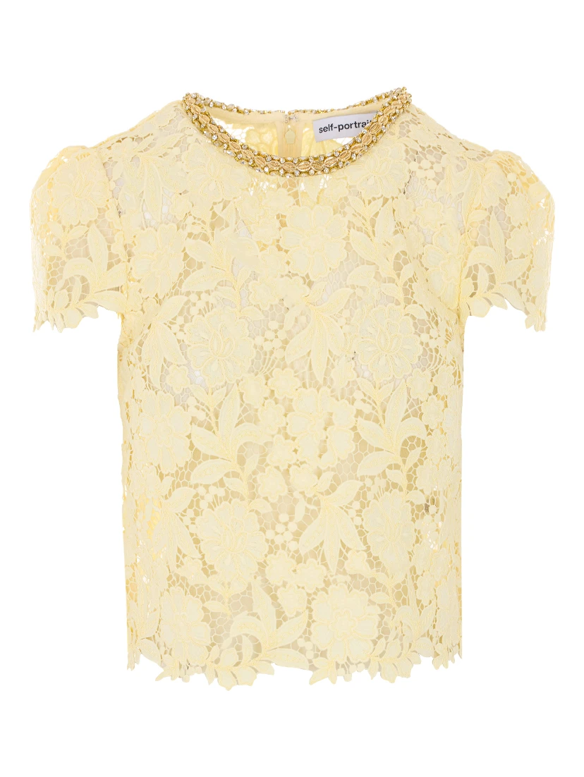 SELF PORTRAIT Top Yellow