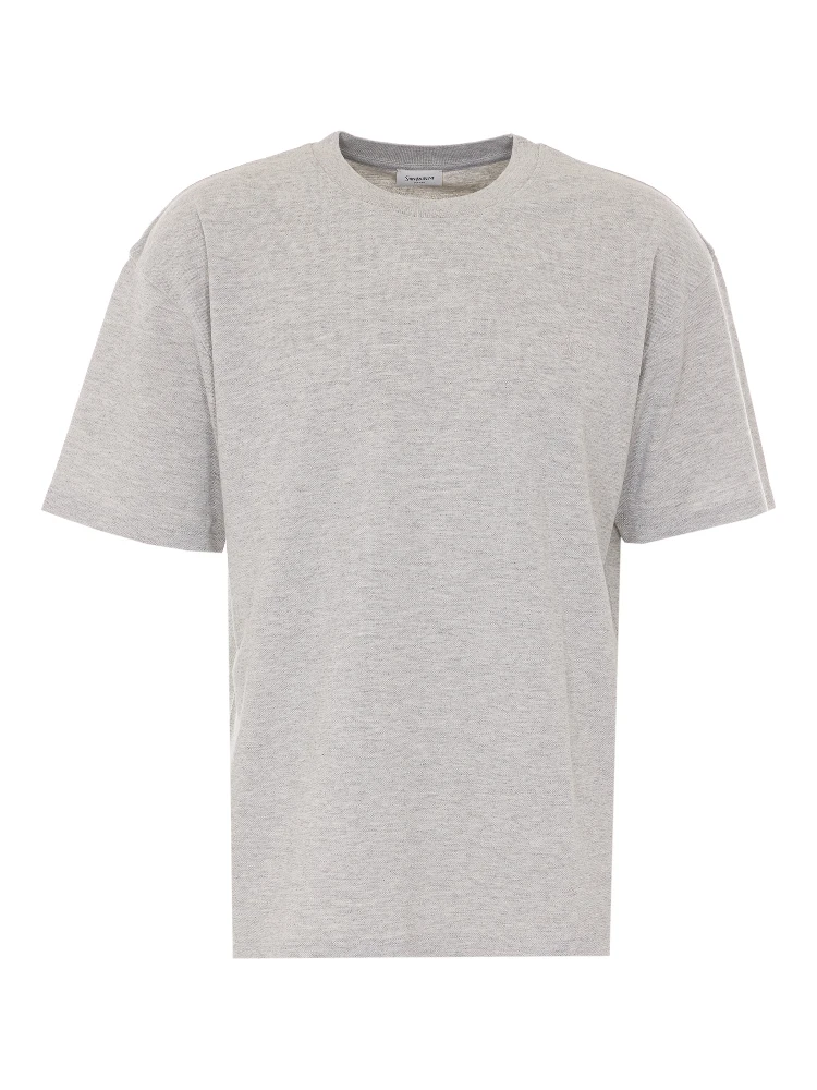 Saint Laurent  T-shirts and Polos Grey