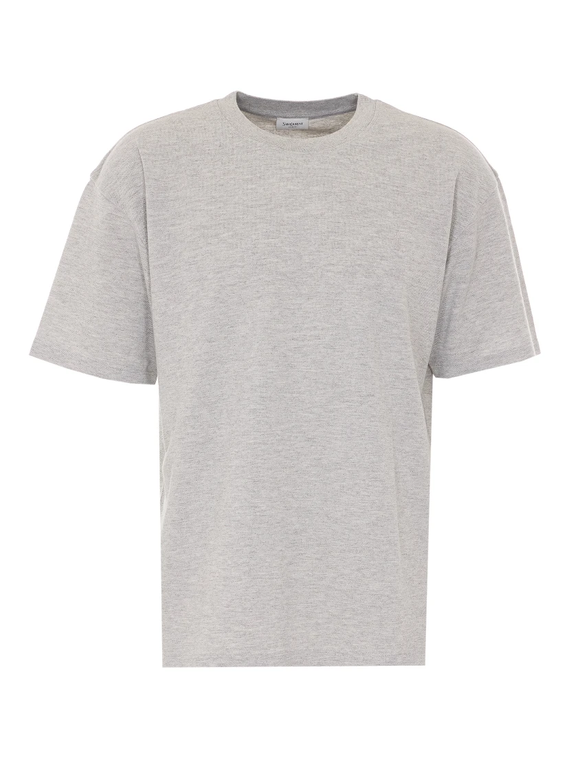 Saint Laurent  T-shirts and Polos Grey
