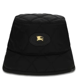 Black Polyamide Bucket Hat