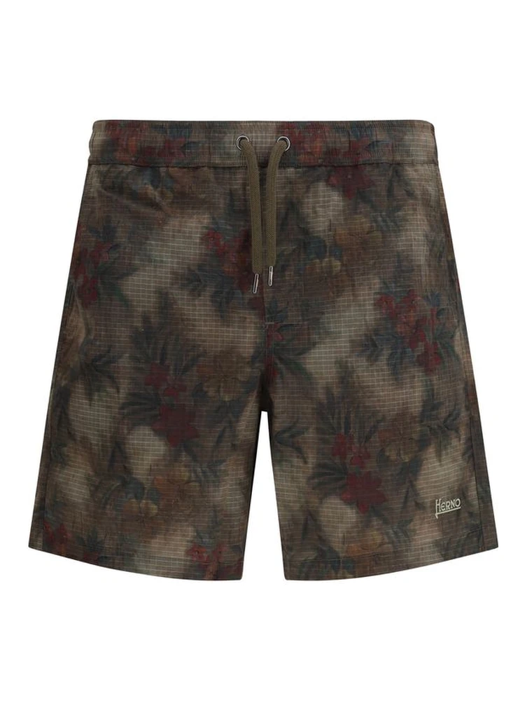 Multicolor Polyamide Swim Shorts