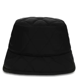 Black Polyamide Bucket Hat