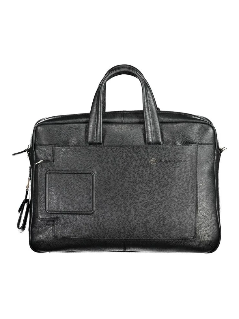 Nero Leather Men Briefcase