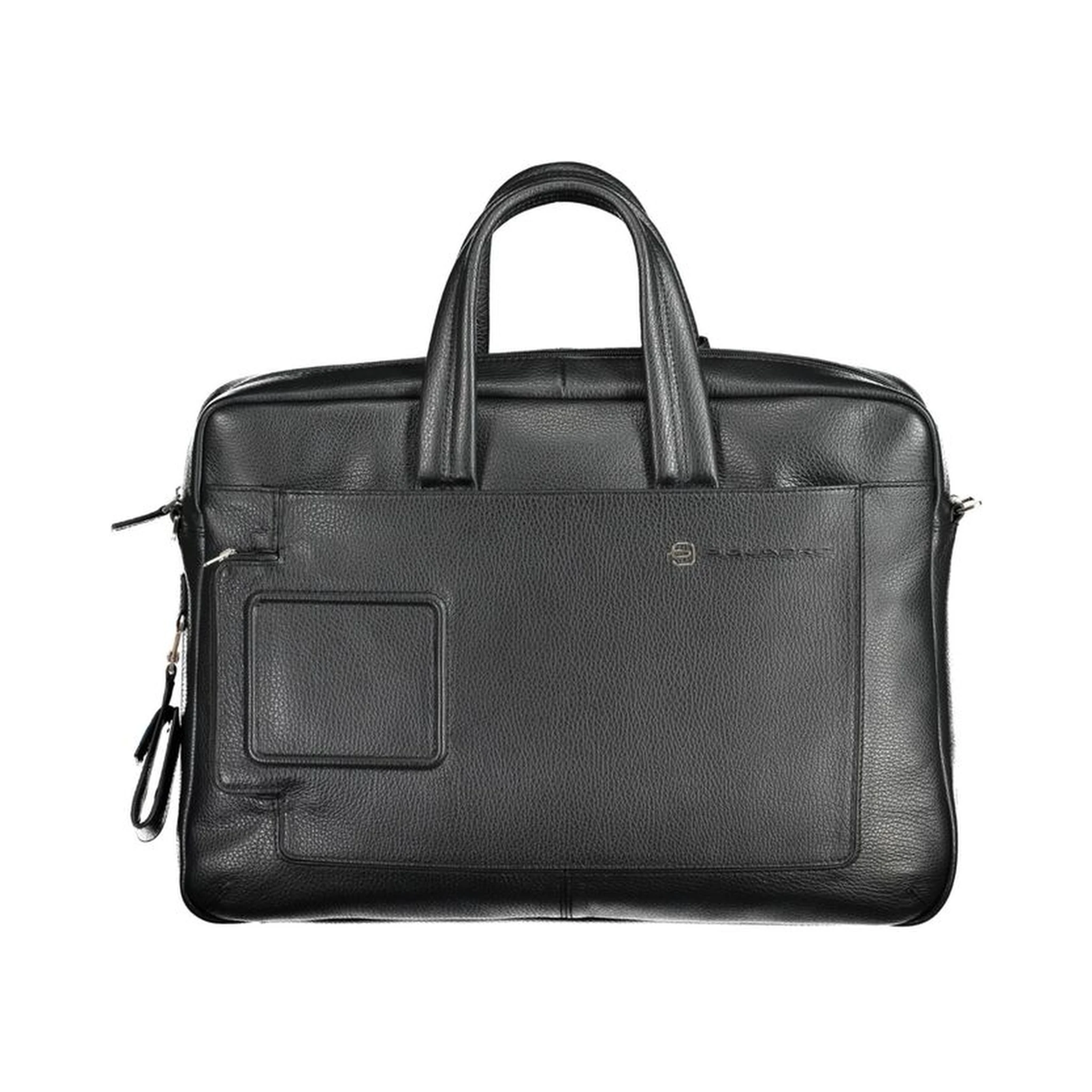 Nero Leather Men Briefcase