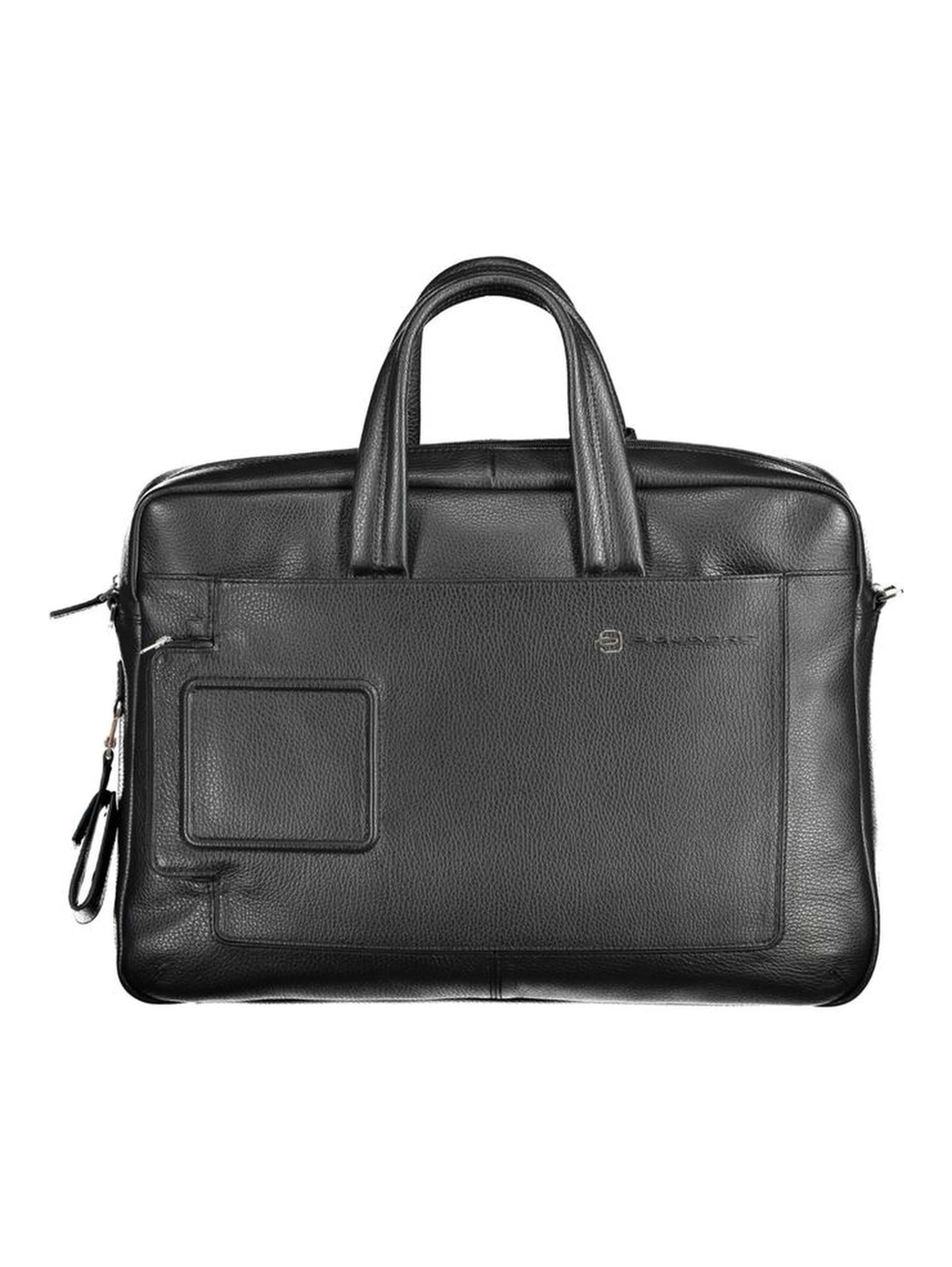 Nero Leather Men Briefcase