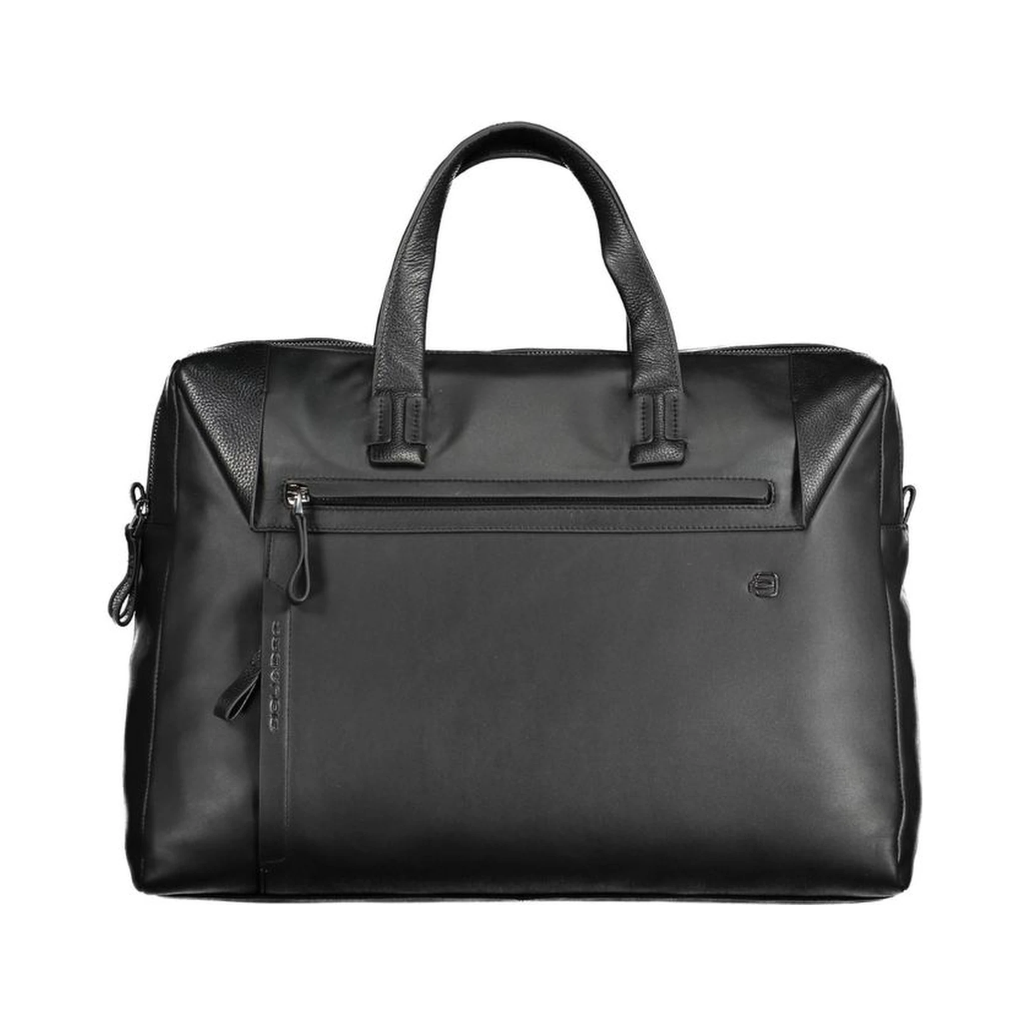 Black Leather Men's Briefcase
