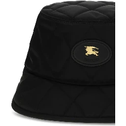 Black Polyamide Bucket Hat