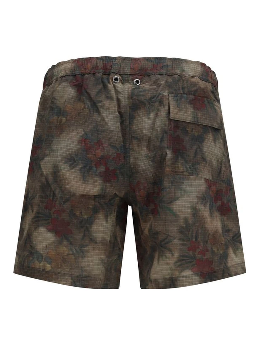 Multicolor Polyamide Swim Shorts