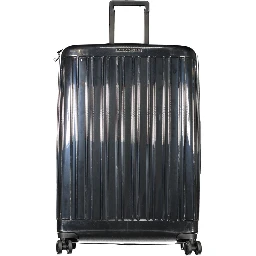 Black Polycarbonate Men's Travel Trolley