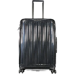 Black Polycarbonate Men's Travel Bag