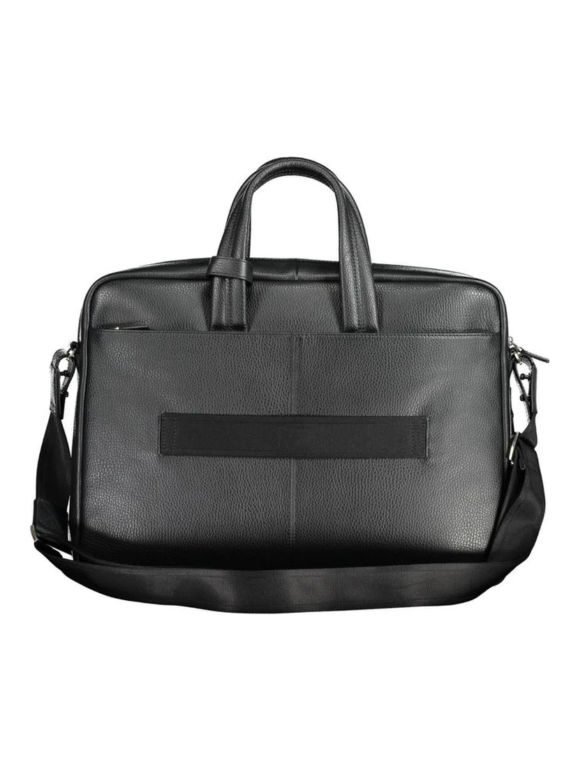 Nero Leather Men Briefcase