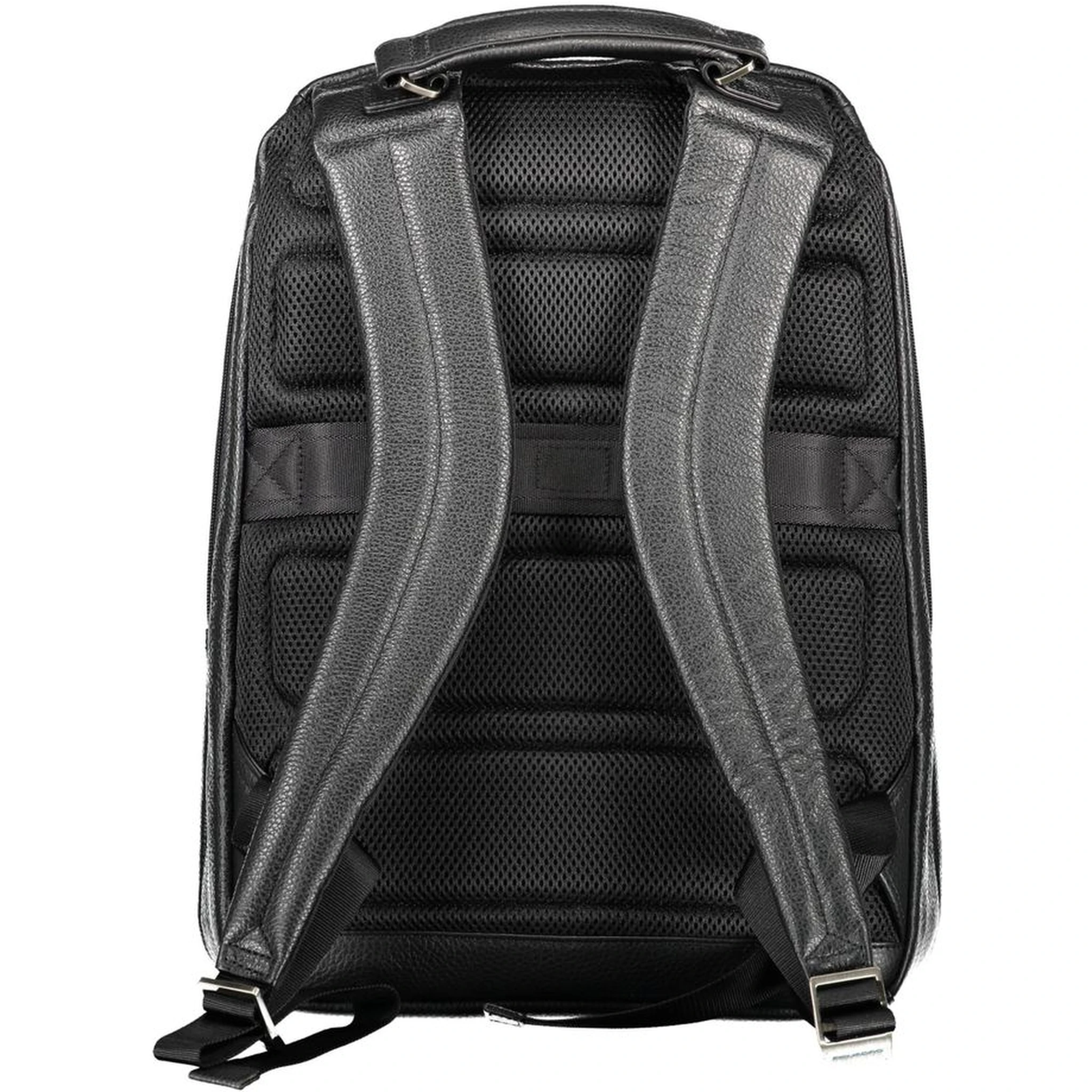 Black Leather Men's Backpack