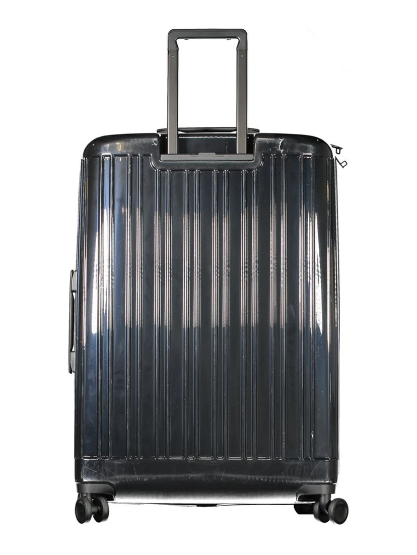 Black Polycarbonate Men's Travel Trolley