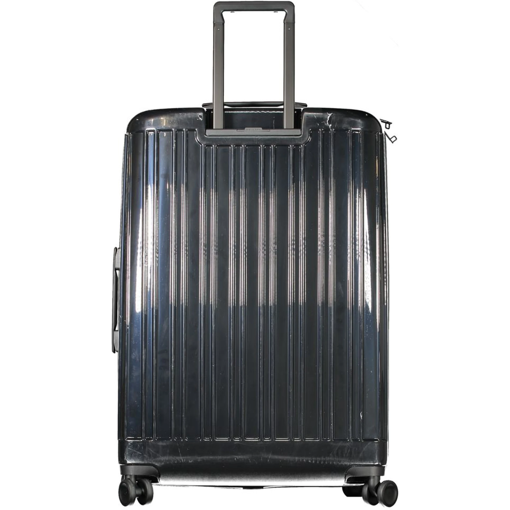 Black Polycarbonate Men's Travel Trolley