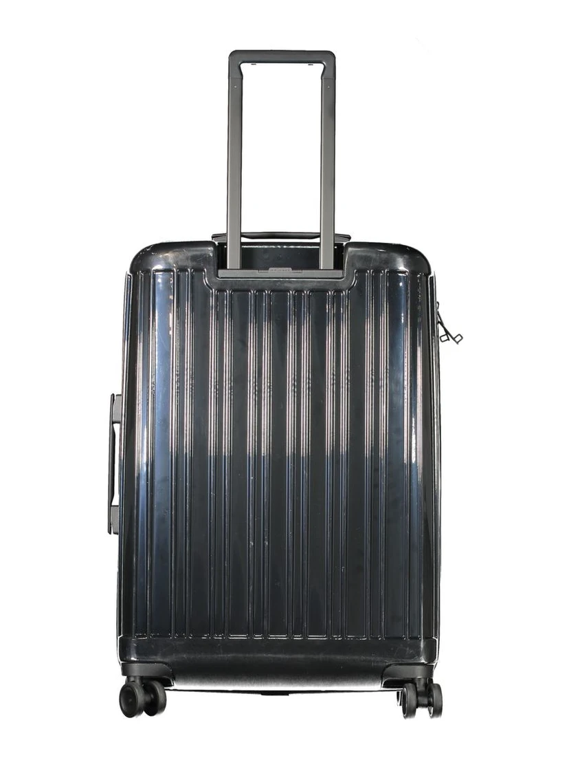 Black Polycarbonate Men's Travel Bag