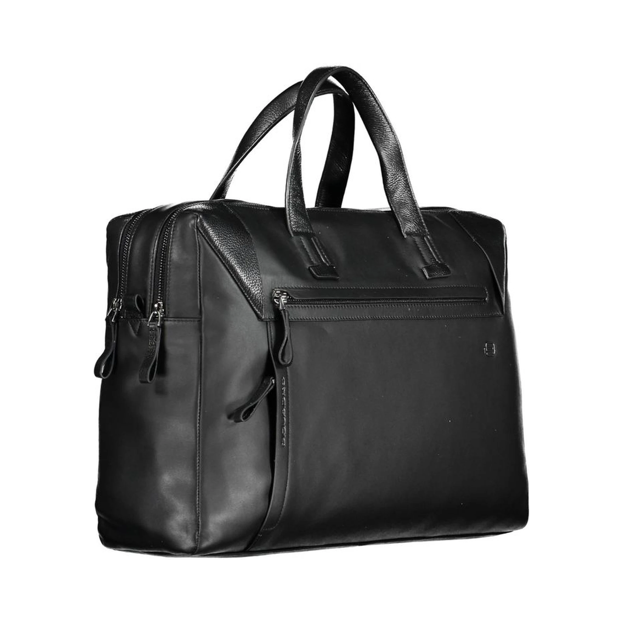 Black Leather Men's Briefcase