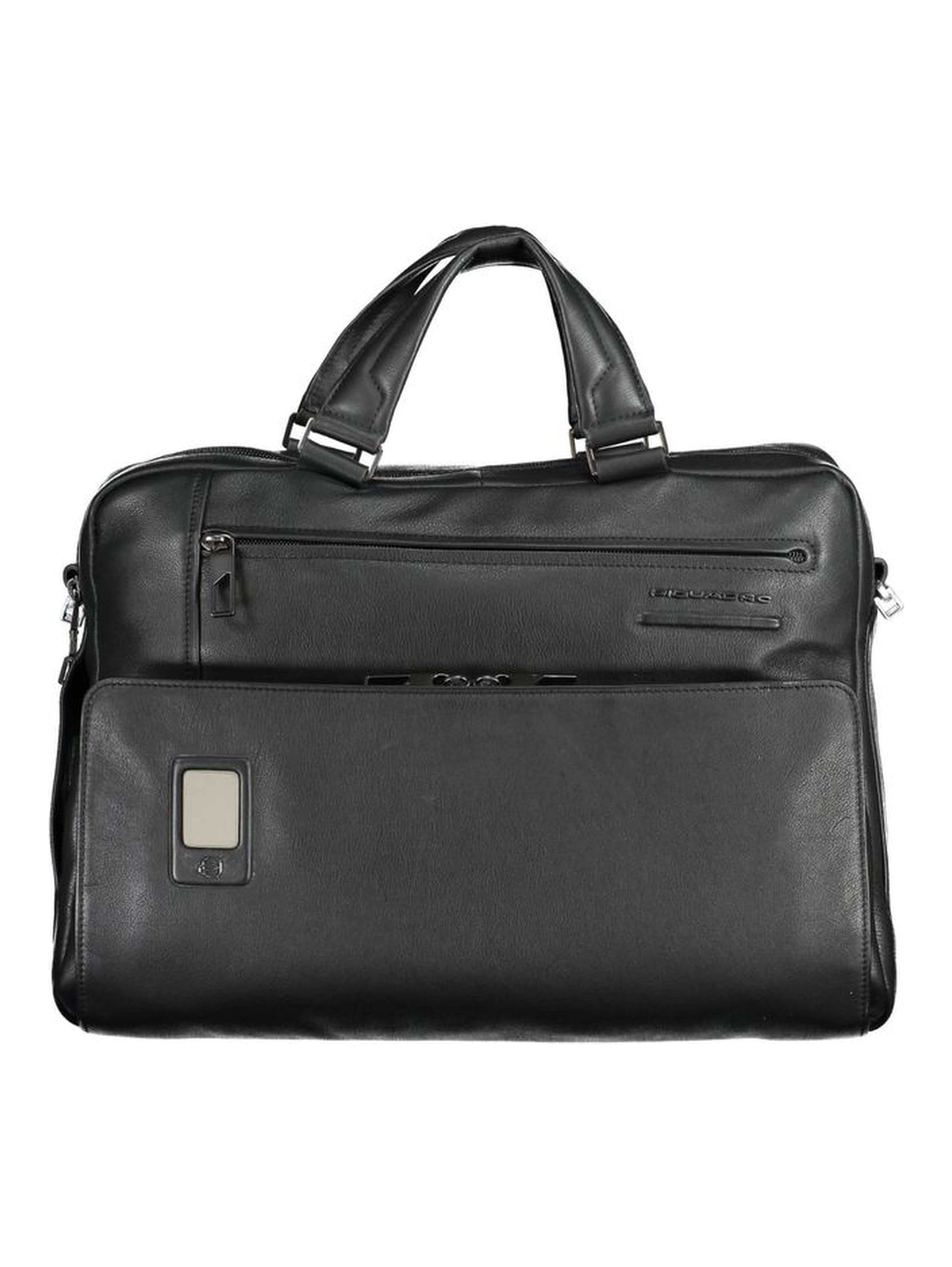 Black Leather Men Briefcase