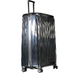 Black Polycarbonate Men's Travel Trolley