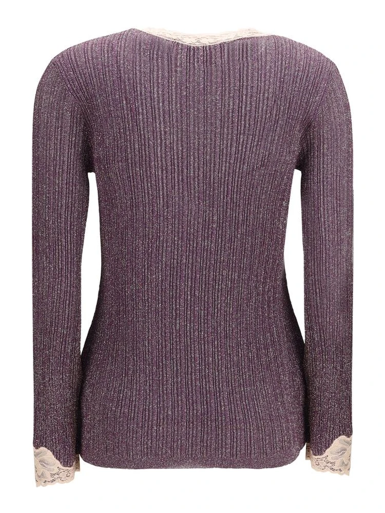 Purple Viscose Cardigan alternative