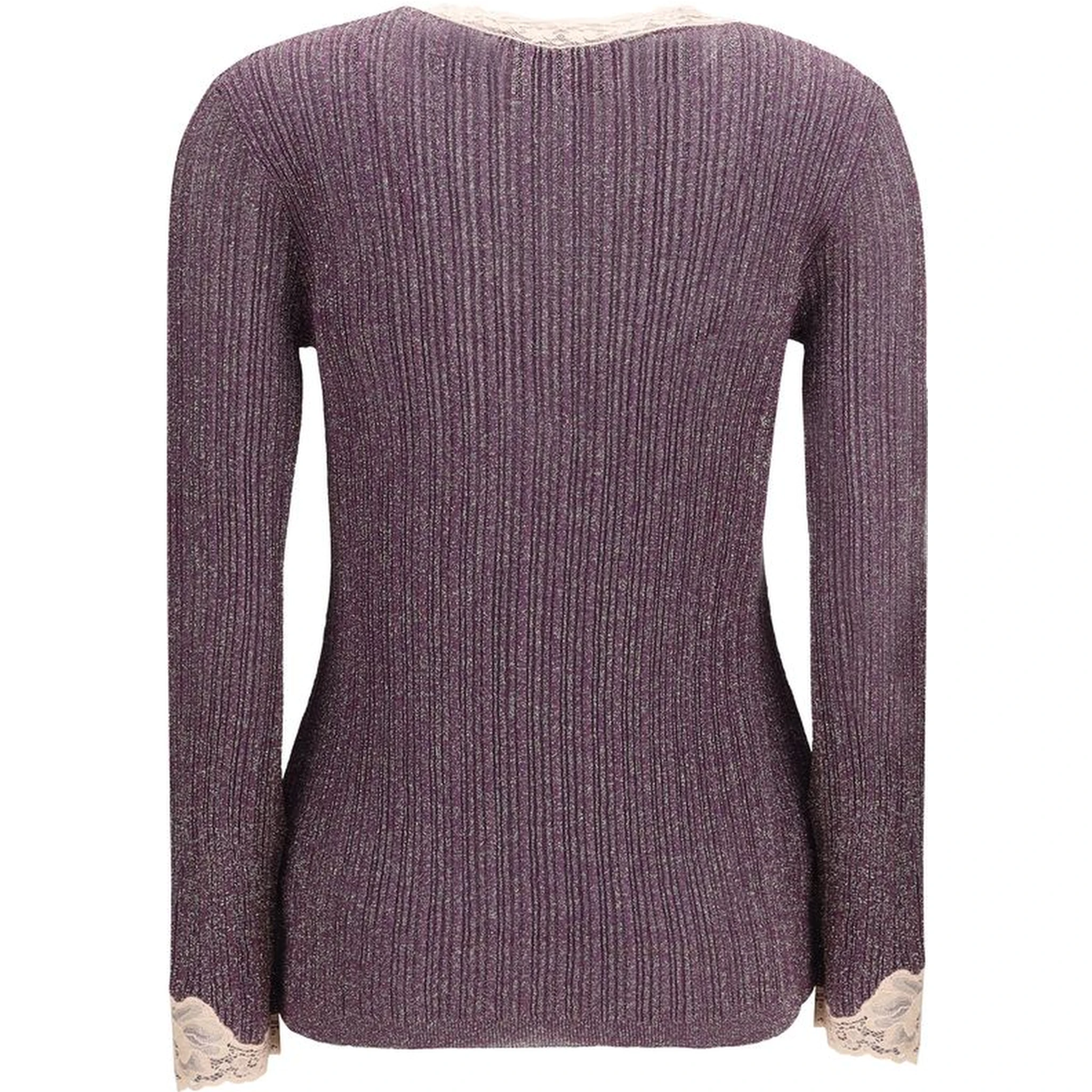 Purple Viscose Cardigan