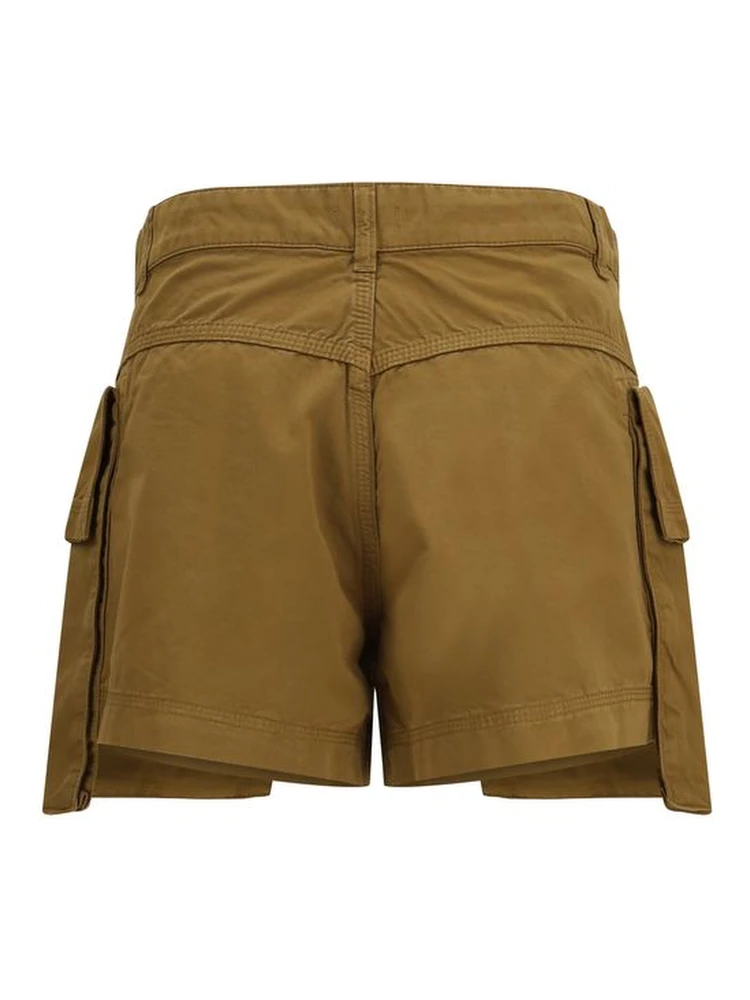 Beige Cotton Bermuda Shorts alternative