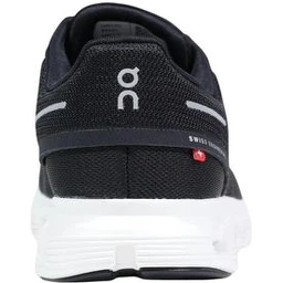 Black And White Recycled Polyester Athletic Sneakers