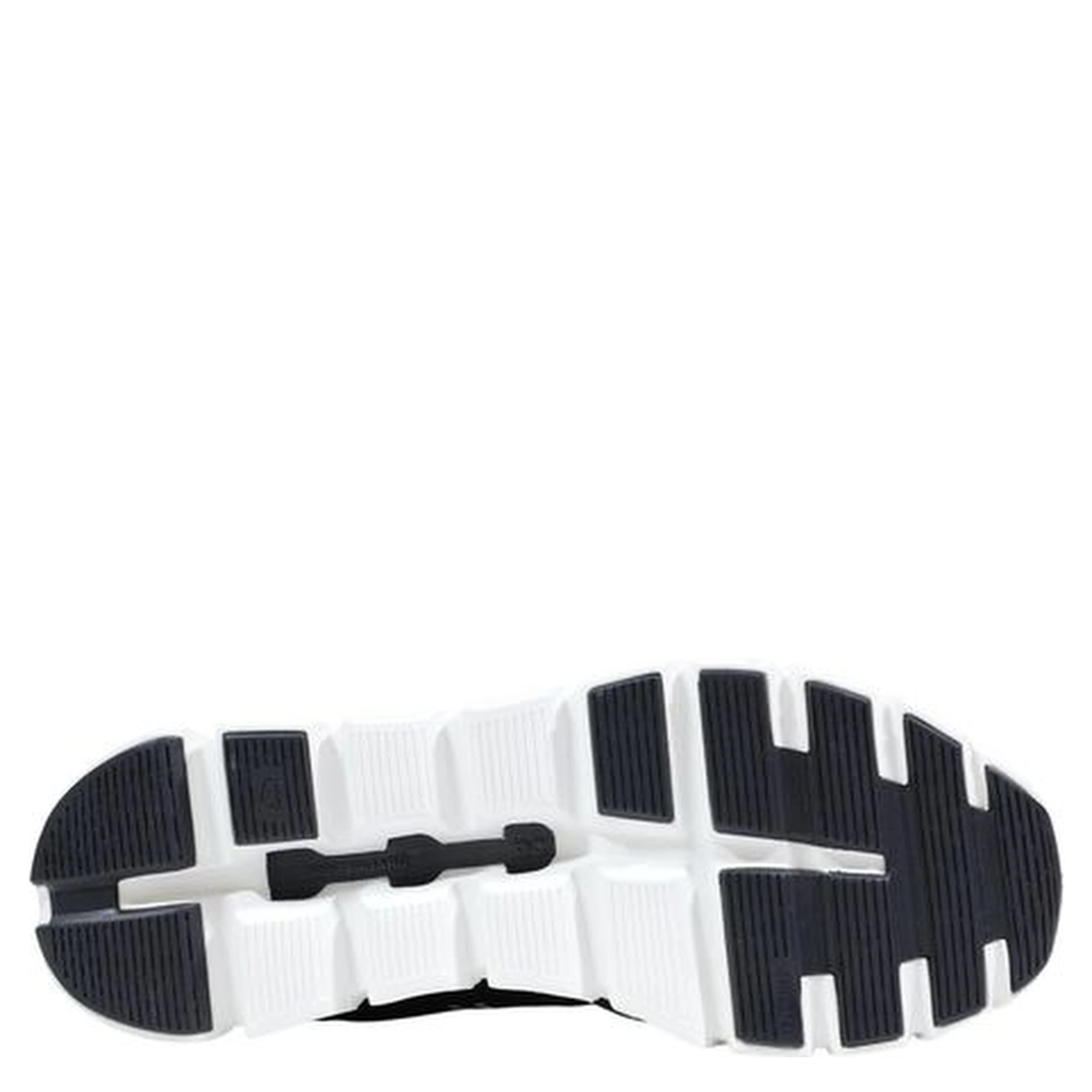 Black And White Recycled Polyester Athletic Sneakers