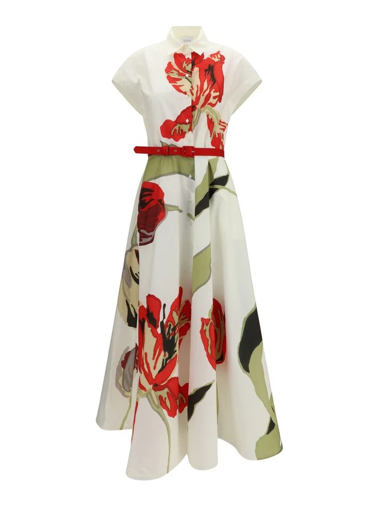 Multicolor Cotton Casual Dress
