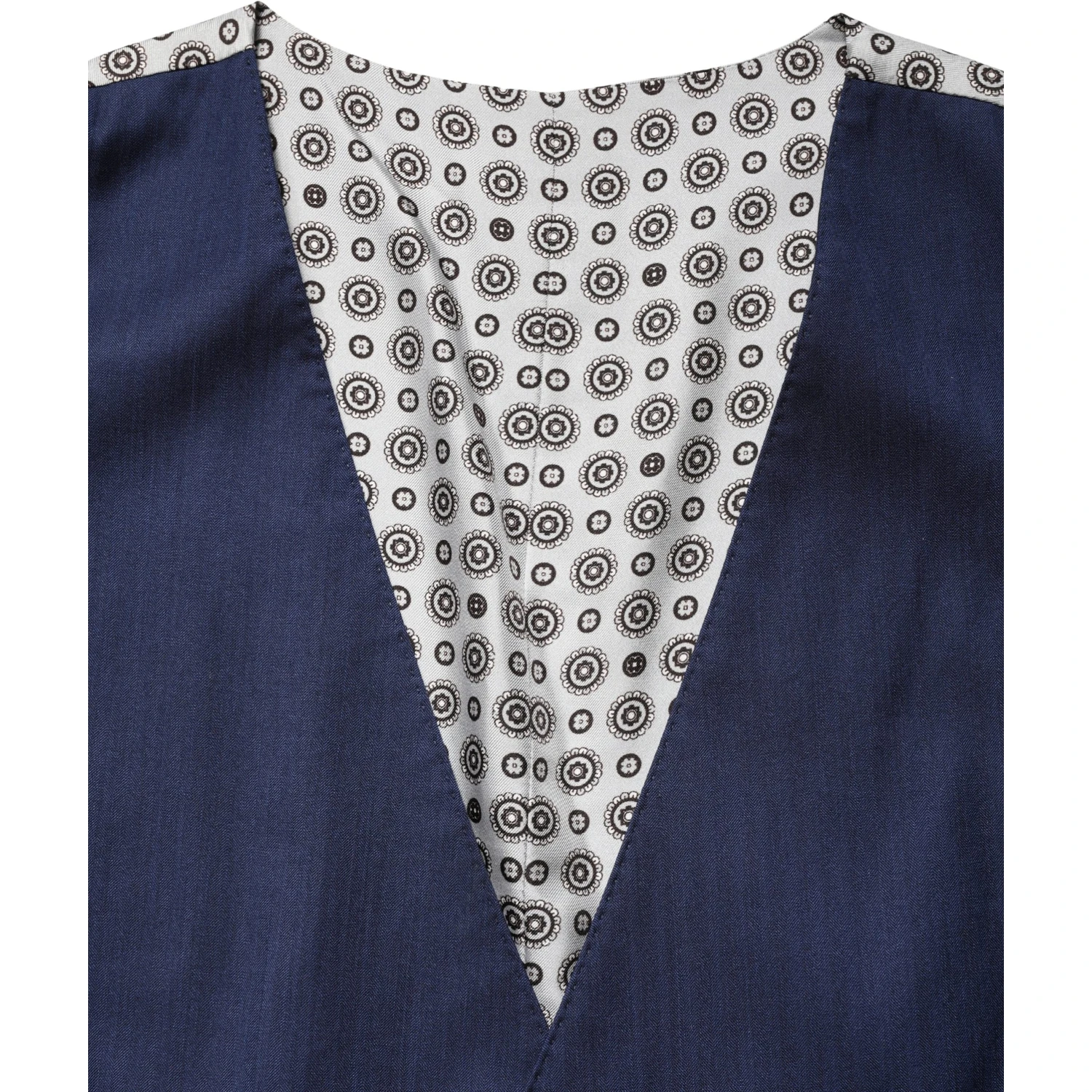 Navy Blue Wool Dress Formal Waistcoat Vest