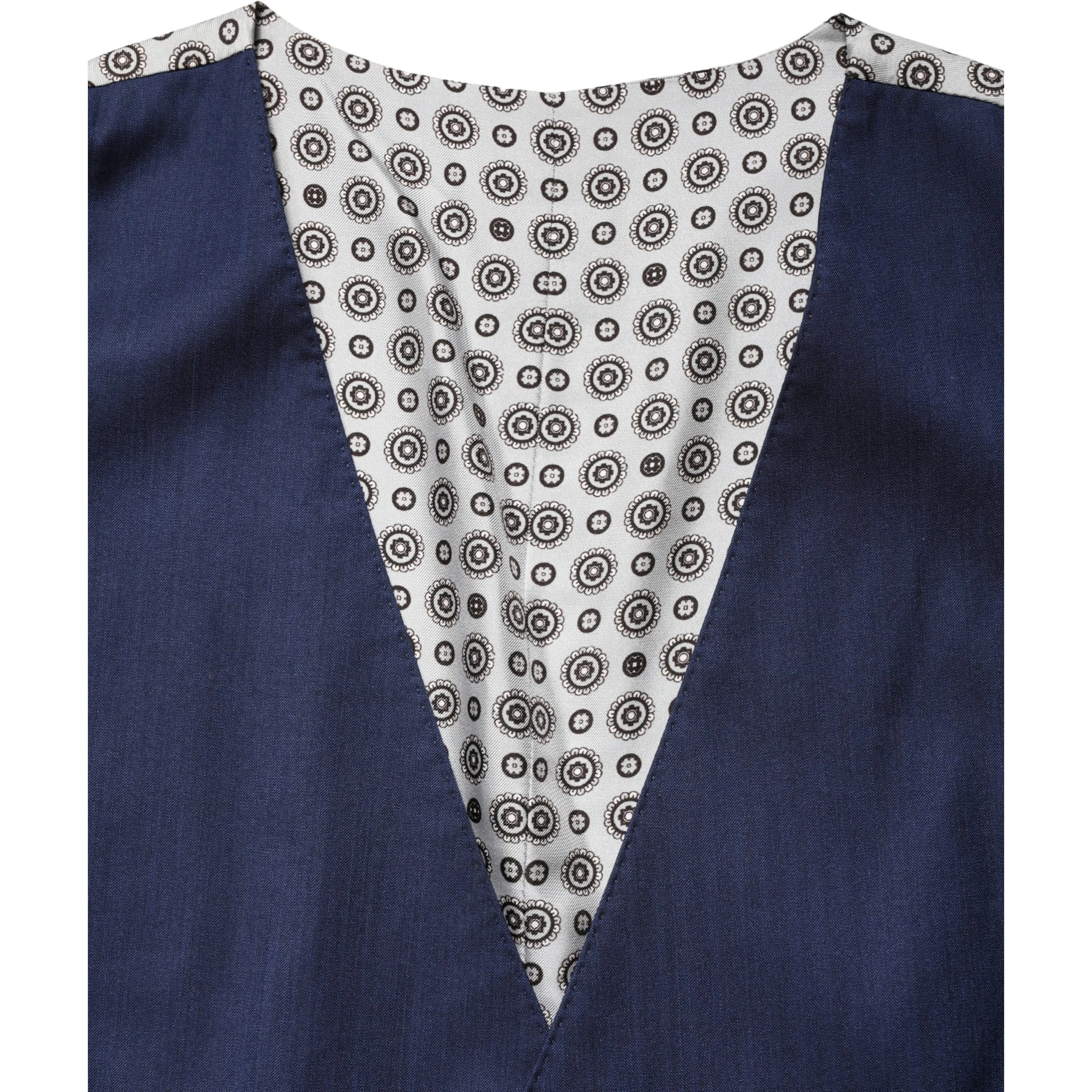 Navy Blue Wool Dress Formal Waistcoat Vest