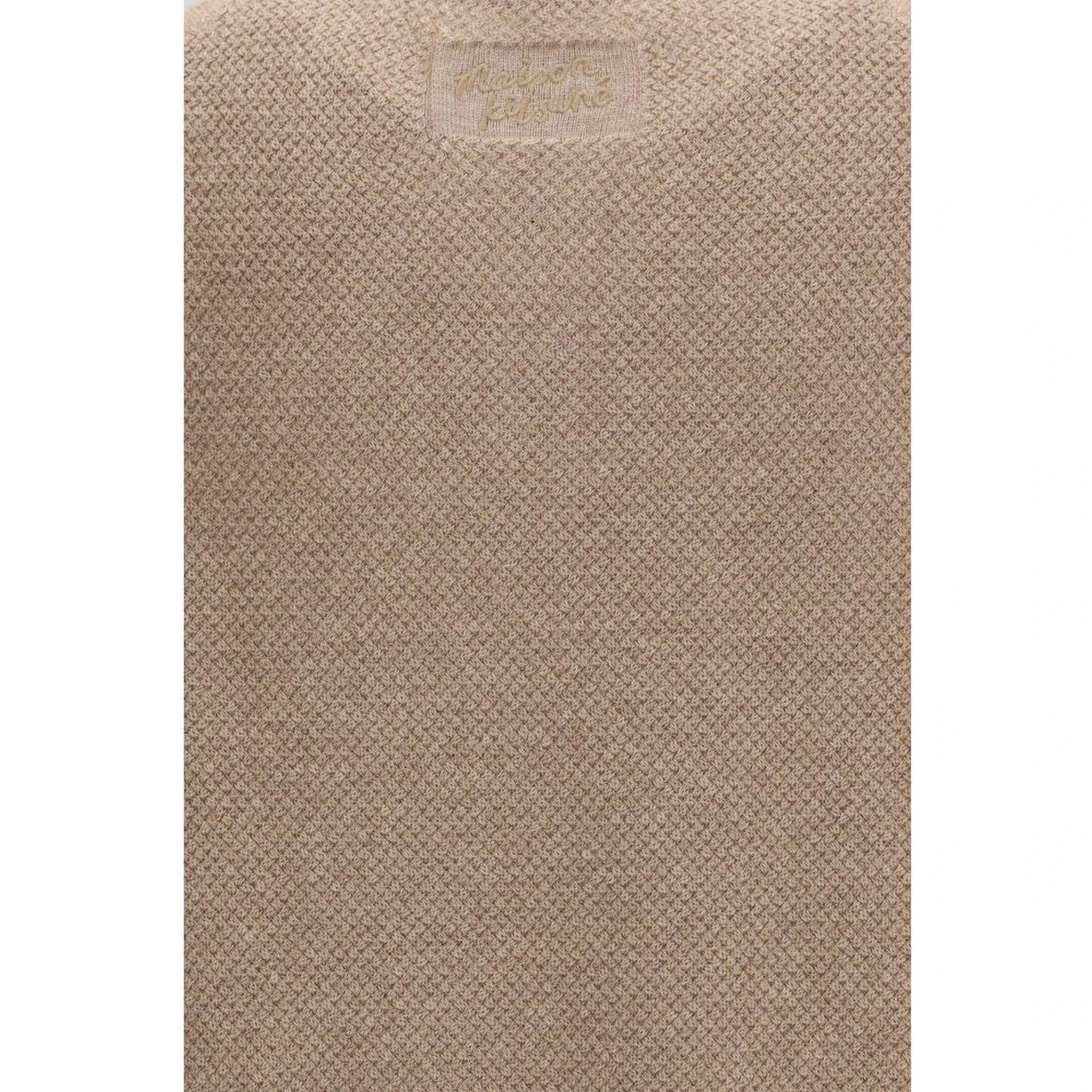 Beige Cotton Polo Shirt