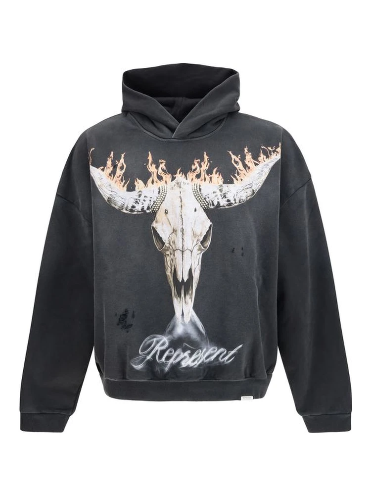 Gray Cotton Sweatshirt