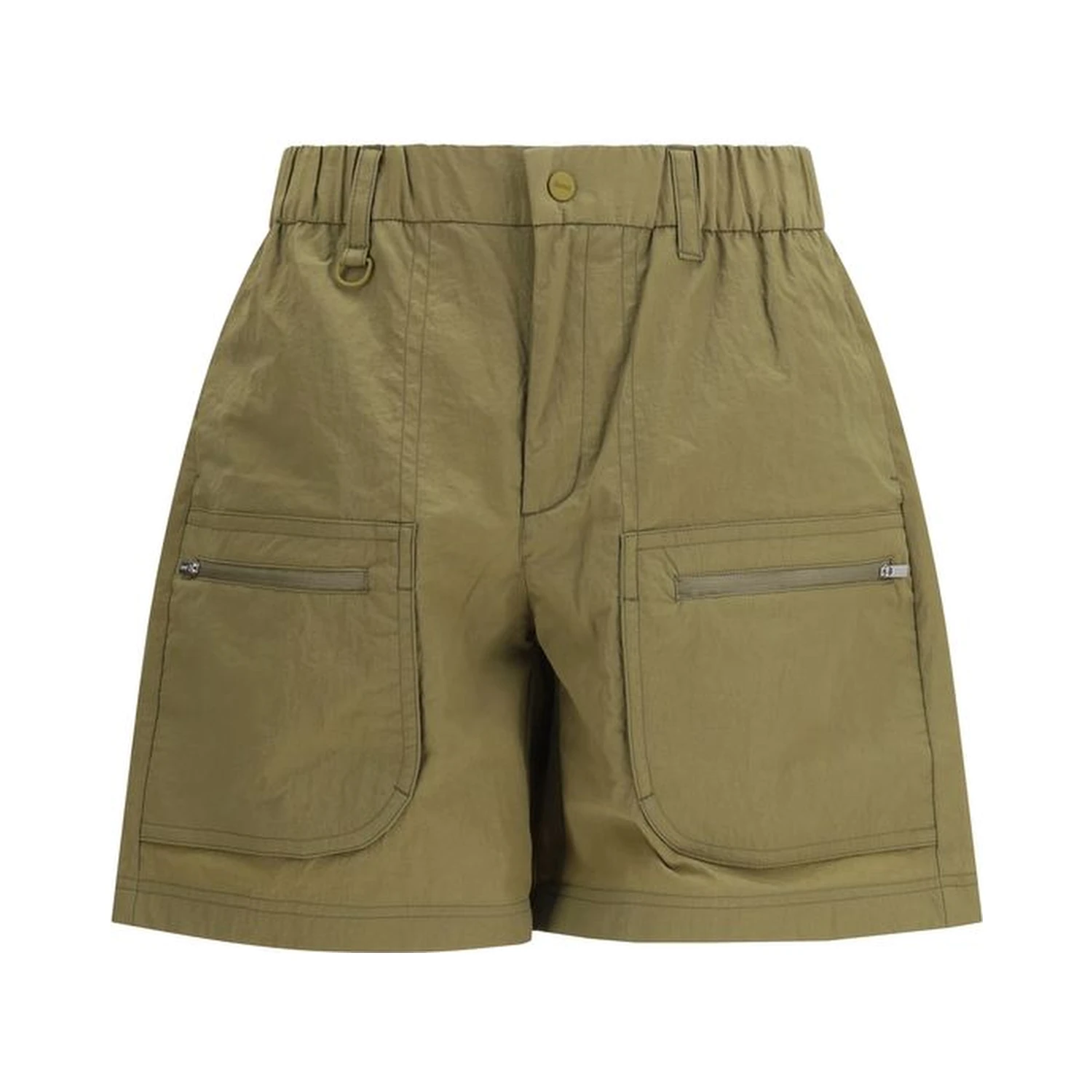 Bicolor Polyester Bermuda Shorts