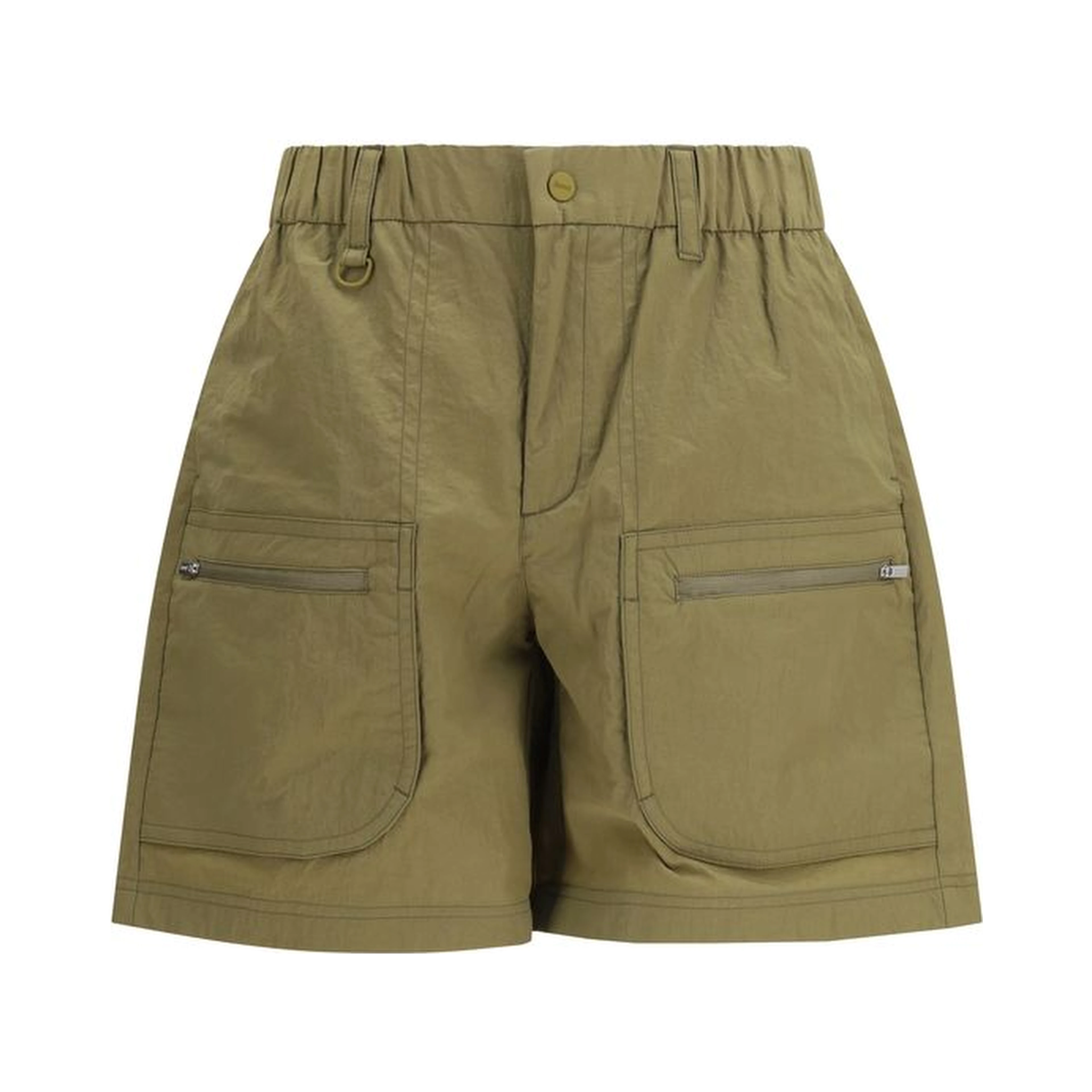 Bicolor Polyester Bermuda Shorts