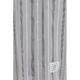Gray Cotton Pattern Shirt