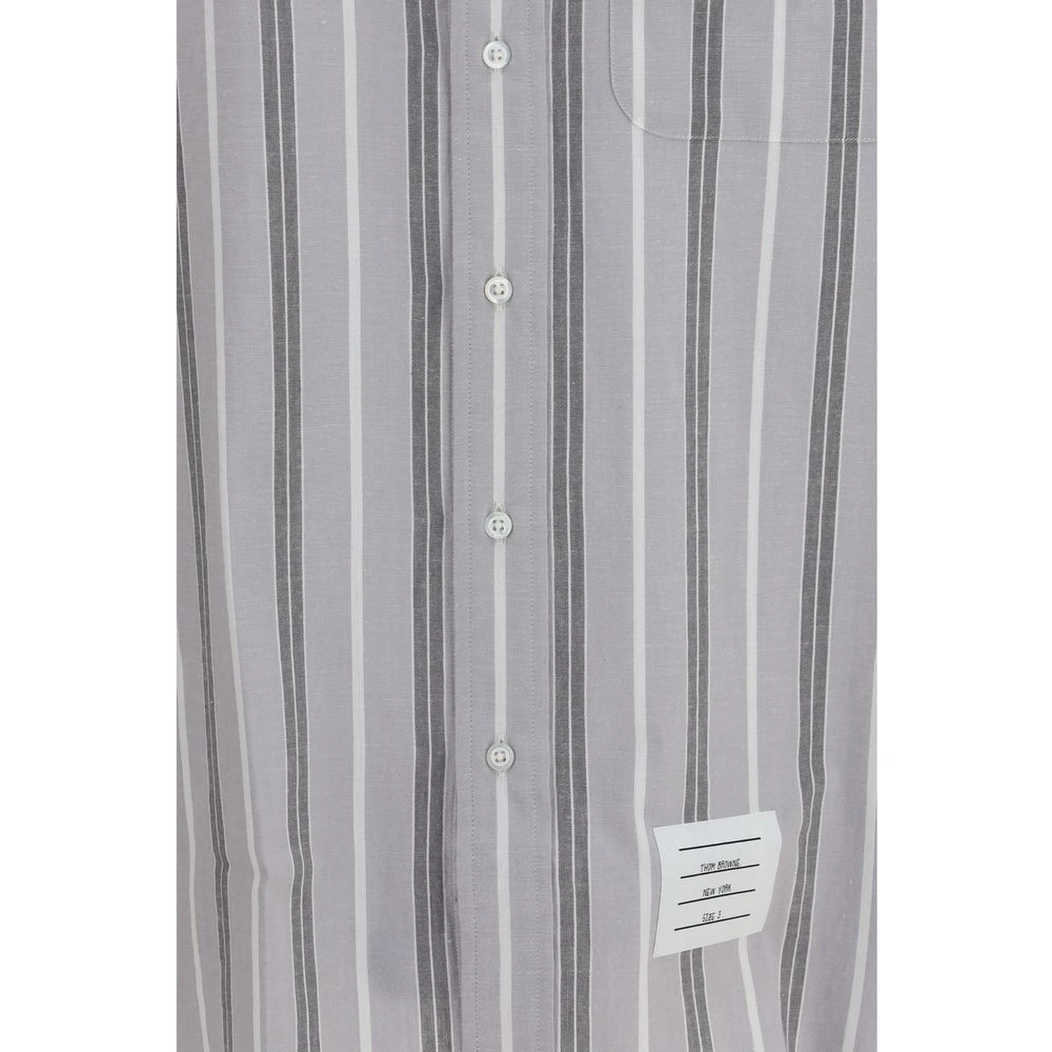 Gray Cotton Pattern Shirt