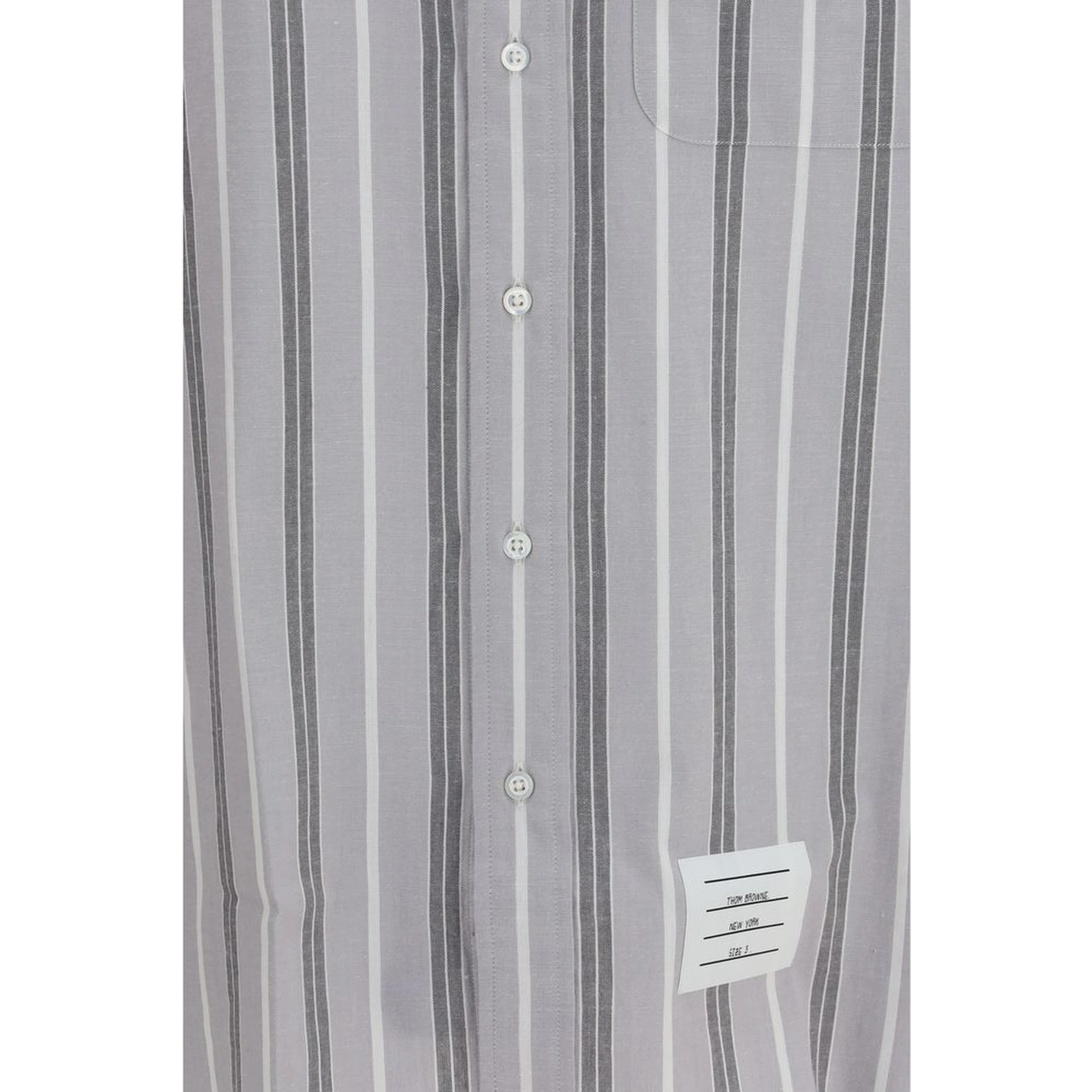 Gray Cotton Pattern Shirt
