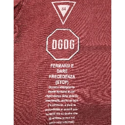 Maroon Print Round Neck Short Sleeve T-shirt