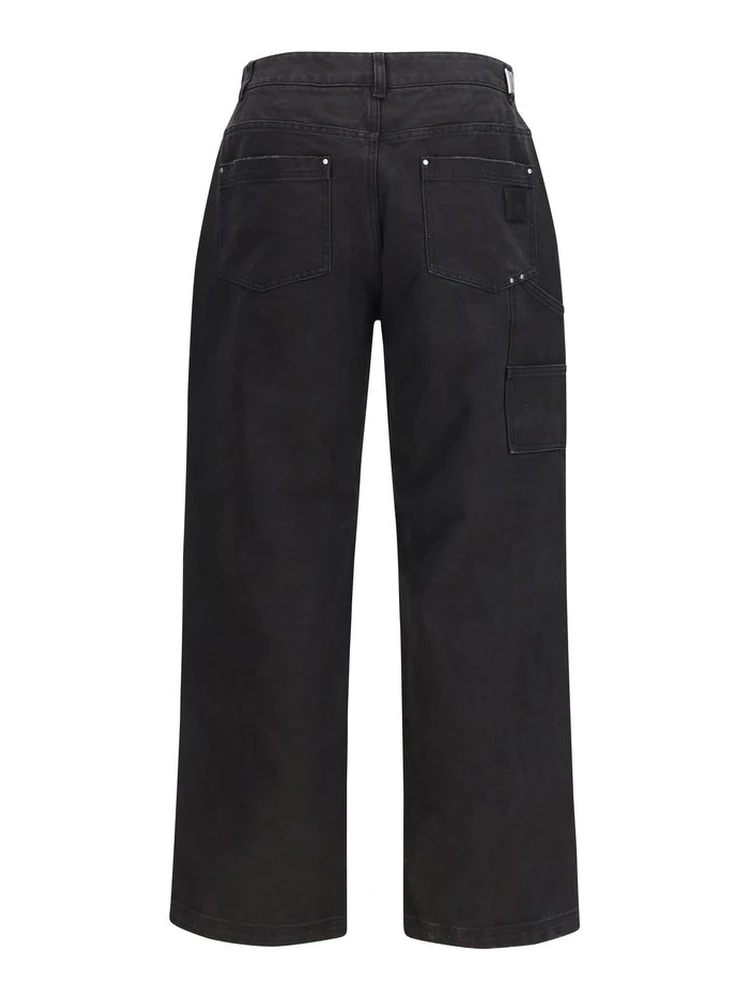 Black Cotton Casual Pants alternative