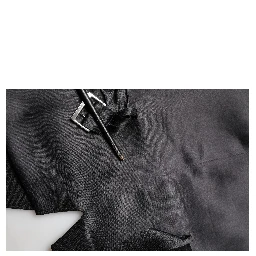 Black Wool Single Breasted Men Waistcoat Vest