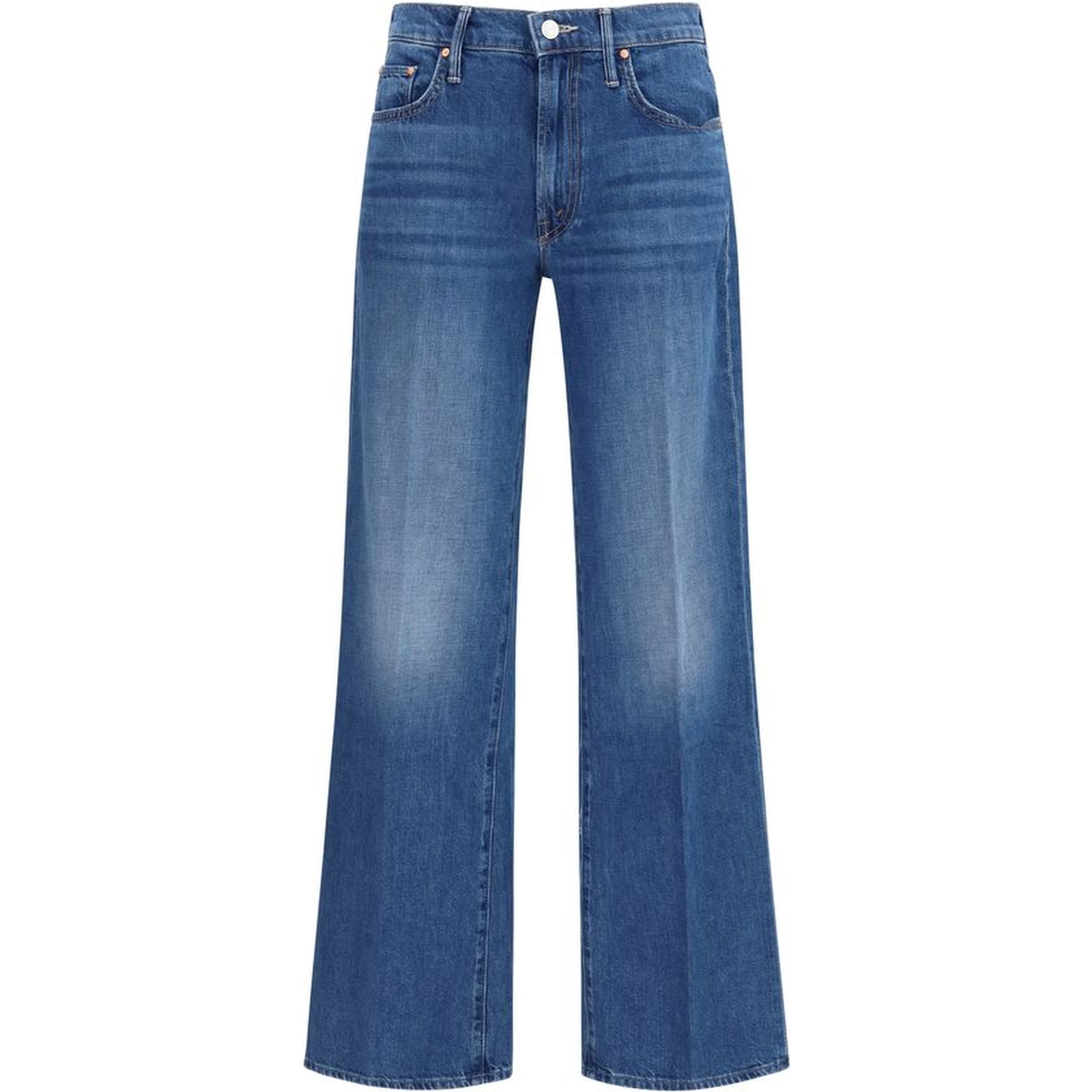 Blue Cotton Relaxed Fit Jeans