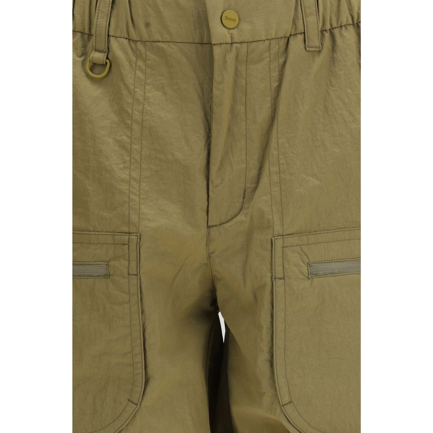 Bicolor Polyester Bermuda Shorts