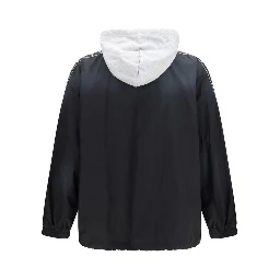 Black Polyester Shell Jacket