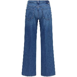 Blue Cotton Relaxed Fit Jeans