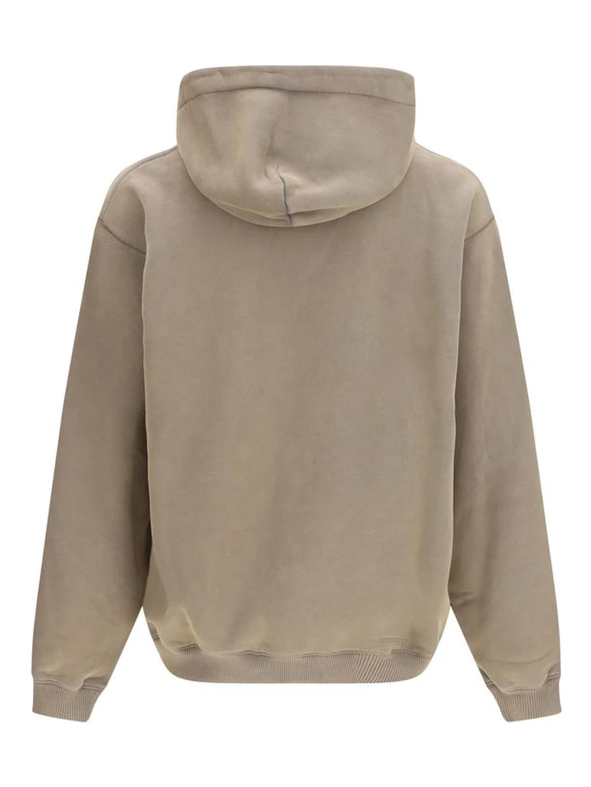 Beige Cotton Sweatshirt